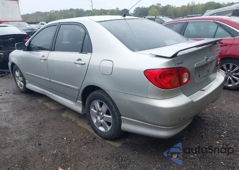2004 Toyota Corolla S из США, поврежденный, VIN 2T1BR32E94C315125